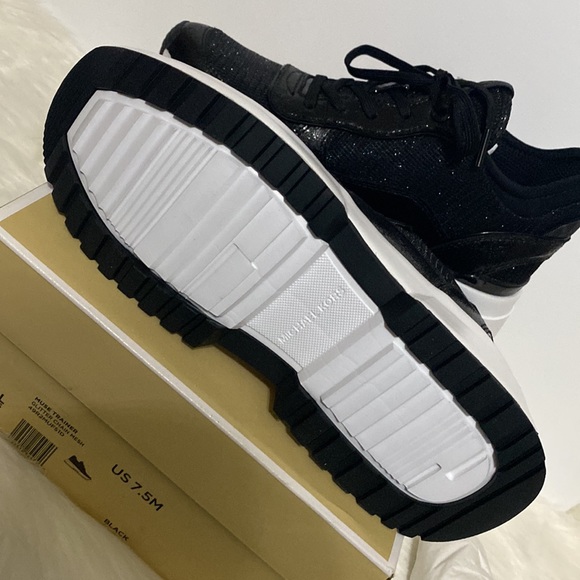 NWT Michael Kors Muse Trainer Glitter Chain Mesh Shoes - Picture 12 of 14
